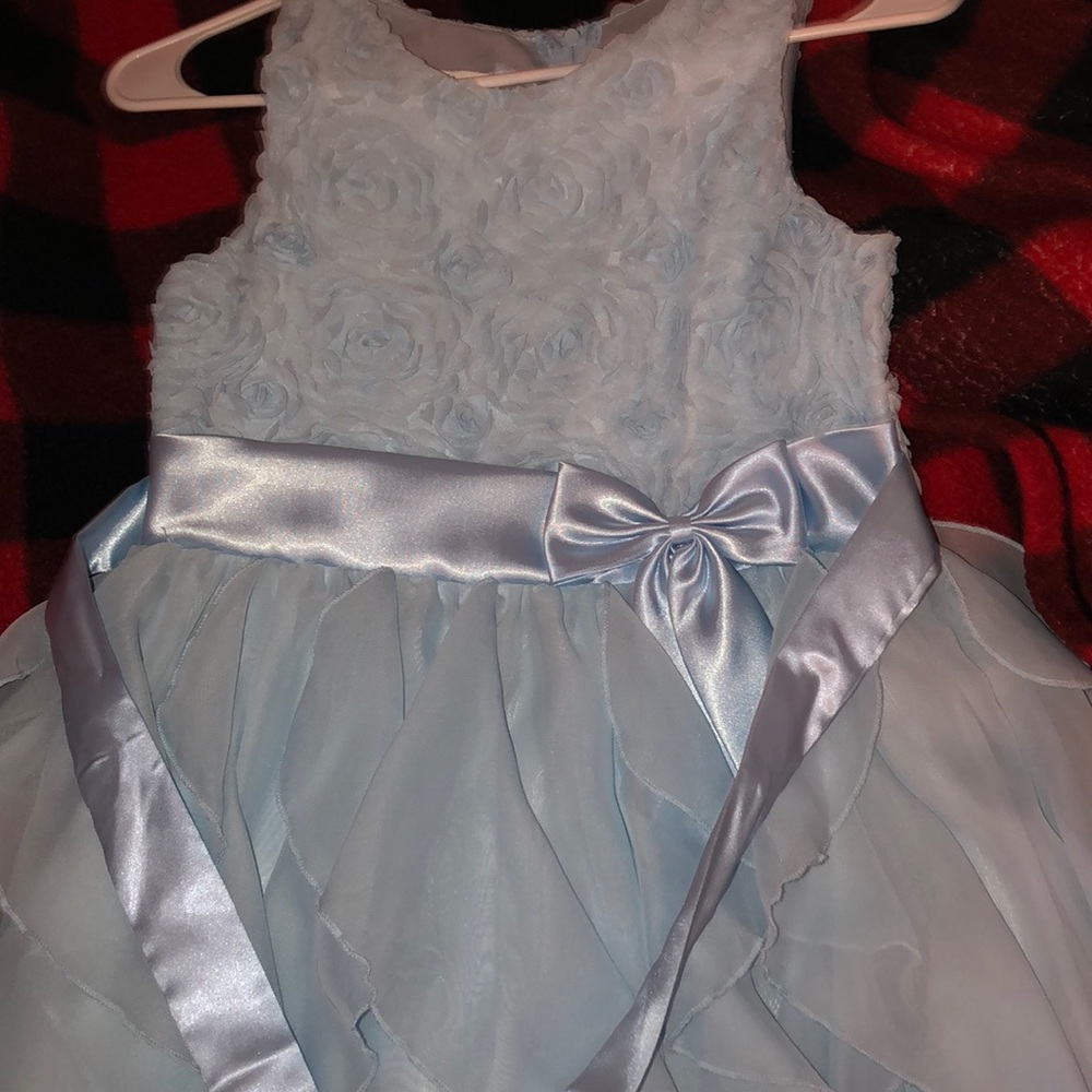 American Princess Blue Ruffle Dress - Picture 2 of 3